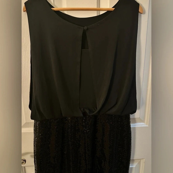 Cynthia Rowley Women’s Black sequence dress size 14 - Picture 4 of 9